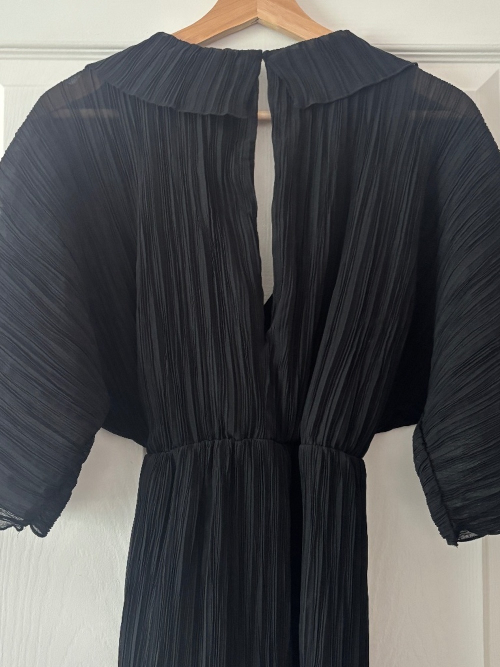 Zara Short Pleated Jumpsuit - Black Size XS - Picture 8 of 11